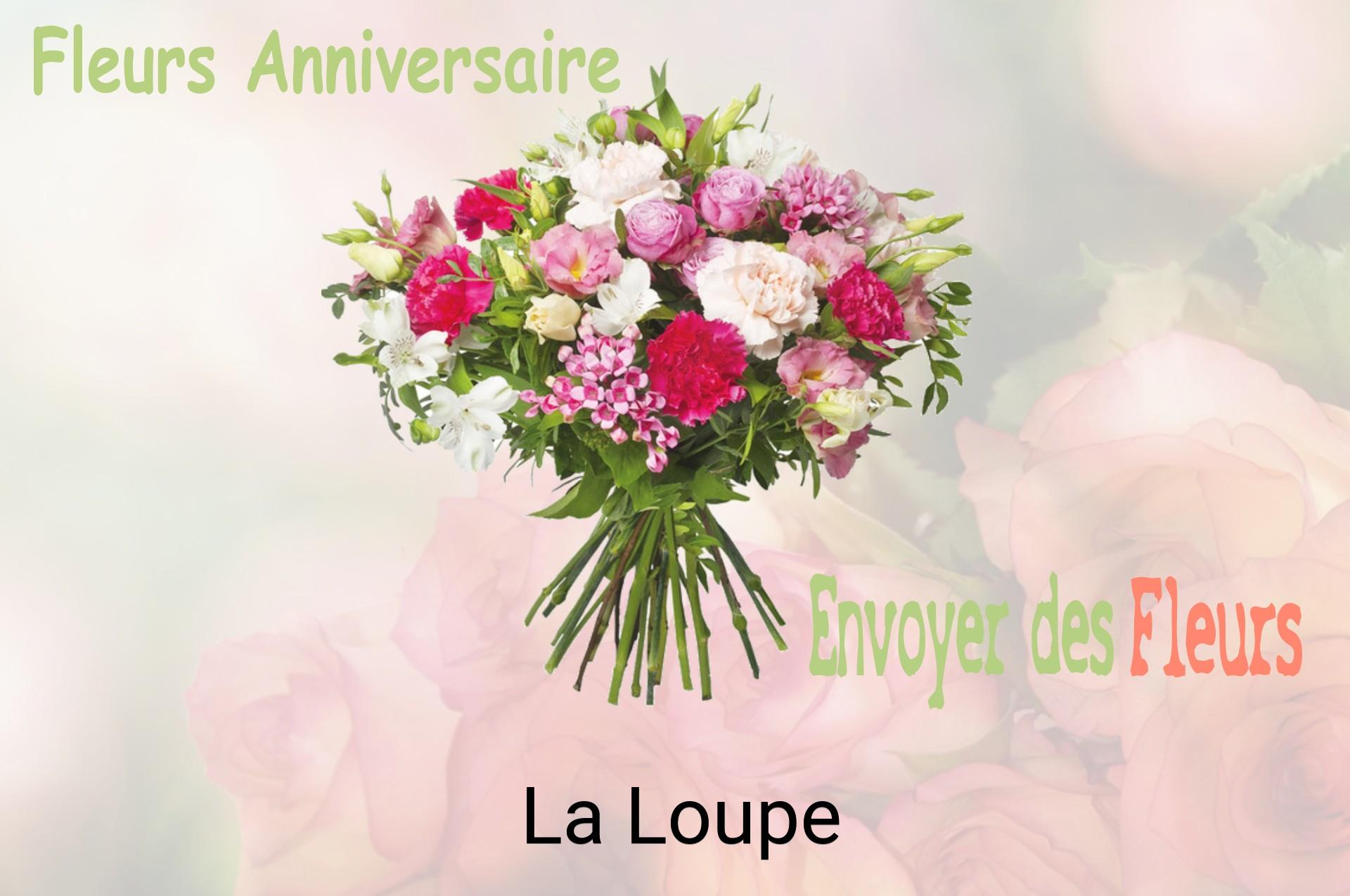 Bouquet de fleurs d’anniversaire livré à La Loupe