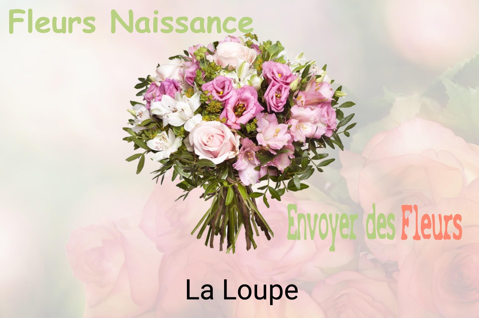 Bouquet de fleurs de naissance livré à La Loupe