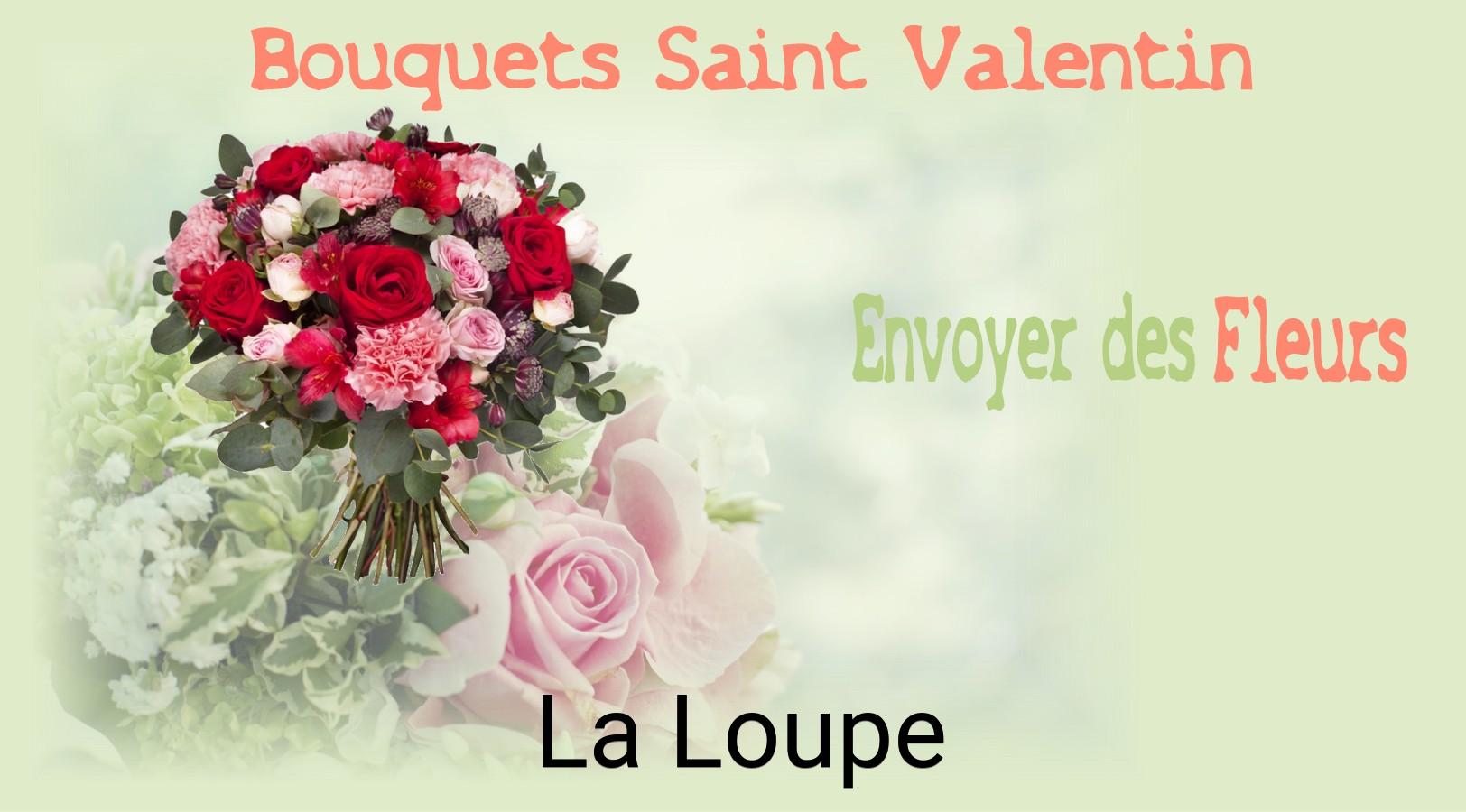 Roses de Saint-Valentin livrées à La Loupe